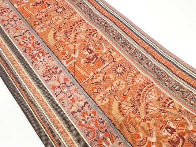 JAPANESE FUKURO OBI / WOVEN FLOWER